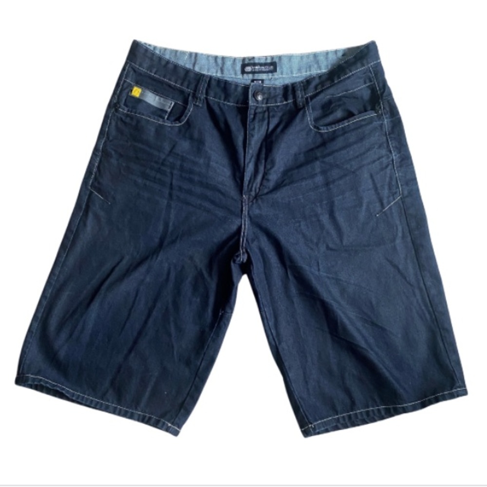 ECKO UNLTD Men’s Dark Blue Denim Shorts Size 38